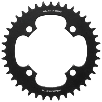 Abbildung von XLC E Bike Kettenblatt für Mittelmotor Stahl BCD 104mm. 40 Zähne. 248g