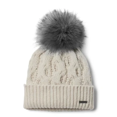 Abbildung von Columbia Boundless DAYS Cable POM Beanie Mütze, Damen, Größe: One Size, Dark stone