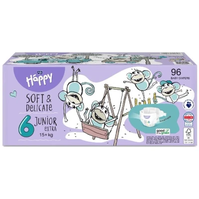 Abbildung von bella baby HAPPY Windeln Gr.6 Junior Extra 15+kg BOX 96 Stück