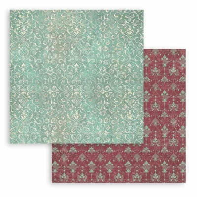 Abbildung von Stamperia Scrapbook Sheets for Scrapbooks, Albums, Card Making, and Bullet Journals, Acid Free, Double Sided, Perfect Crafts Gifting (Master of Magic, Turquoise Tapestry) (30.5 x 30.5cm)