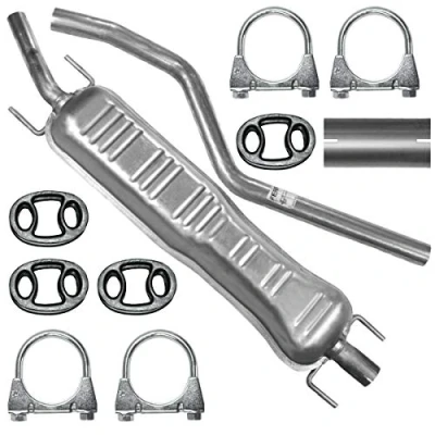 Abbildung von Mitteltopf Auspuff Mittelschalldämpfer für Opel Astra H 3 III Kombi 1.6i 16V 1.8i