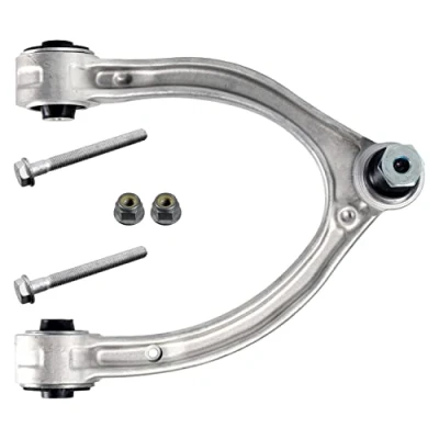 Abbildung von FEBI BILSTEIN 176673 Querlenker mit Anbaumaterial Lager, Trag /Führungsgelenk oben, Vorderachse rechts Aluminium 21,8