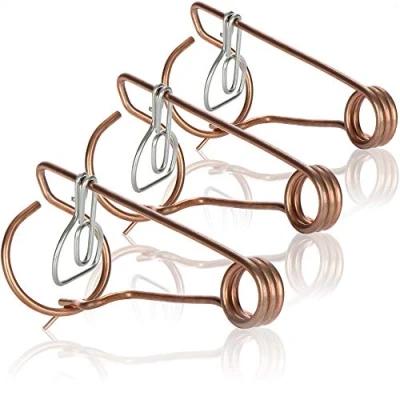 Abbildung von com four® 3X Wühlmausfalle bayrische Form aus verkupfertem Stahldraht, ca. 15,5 x 8 5,5 cm (03 Stück Form)