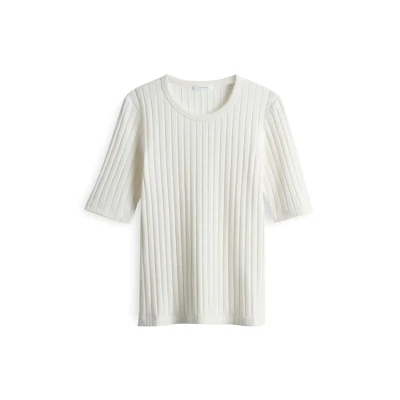 Abbildung von OPUS Kurzarm Savka Tshirt basic, Damen, Größe: 36, Milk