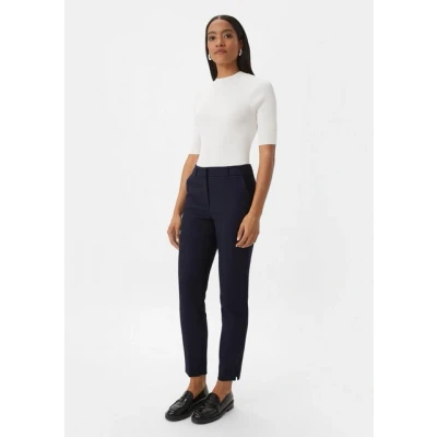 Abbildung von comma Regular Chino, Damen, Größe: 34, Navy