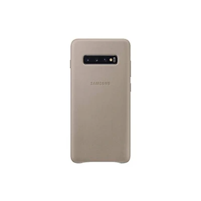 Abbildung von Leather Cover für Galaxy S10+ Grau