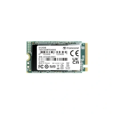 Abbildung von Transcend MTE400S 512 GB NVMe PCIe Gen3 x4 M.2 2242 Internal Solid State Drive (SSD) 3D TLC NAND (TS512GMTE400S)