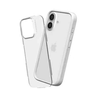 Abbildung von RhinoShield Modulare Case kompatibel mit [iPhone 16] Mod NX Anpassbare &amp; stoßdämpfende Schutzhülle im schlanken Design 3.5 Meter Fallschutz Weiß