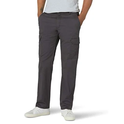 Abbildung von Lee Herren Extreme Motion Cargohose aus Twill Hose, Dunkelgrau, 34W / 32L