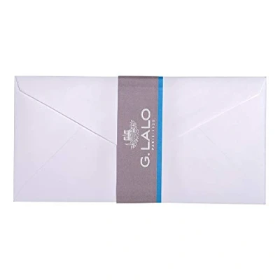 Abbildung von G.Lalo 23000L Umschläge Vélin de France (gummiert, DL, 11 x 22 cm, 20 Umschläge, 100 g) weiß