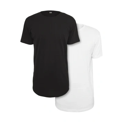 Abbildung von URBAN Classics T Shirt &quot;Urban Herren Pre Pack Shaped Long Tee 2 Pack&quot;