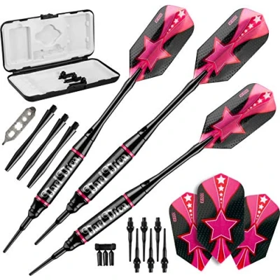 Abbildung von Viper Vanity Soft Tip Darts mit Aufbewahrungs /Reisetasche: Dart Diva, 16 Gramm