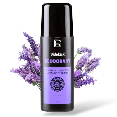 Abbildung von Homo Naturals Natürliches Deodorant für Männer ohne Aluminium oder Parabene Roll On Antibakterielles BIO Chemikalien Ökologisch Alkohol Biologisch und vegan 90 ml