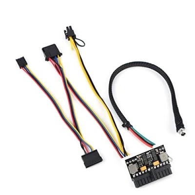 Abbildung von Richer R Netzteil Module, 24Pin ATX 12 V DC Eingang Breadboard Netzteilmodul,Tragbar 150W Ausgang Schalter Modul für/ITX PC /1U Gehäuse