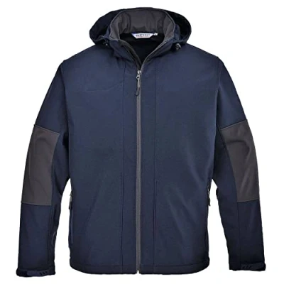Abbildung von Softshell with Hood, colorNavy talla XXL