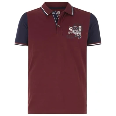 Abbildung von Jan Vanderstorm Olejorn Poloshirt, Herren, Größe: Large, Dunkelrot
