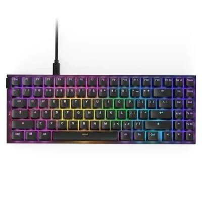 Abbildung von NZXT Function 2 MiniTKL 2024 Optische Tenkeyless Gamingtastatur RGB beleuchtet 8K Abfragerate Lineare Opt. Switches Einstellbare Auslösung Hot Swap Gaming Keyboard Schwarz US (QWERTY)