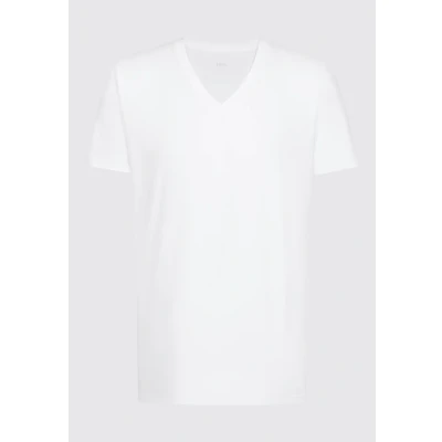 Abbildung von mey Vneck Tshirt basic, Herren, Größe: Small, Weiss