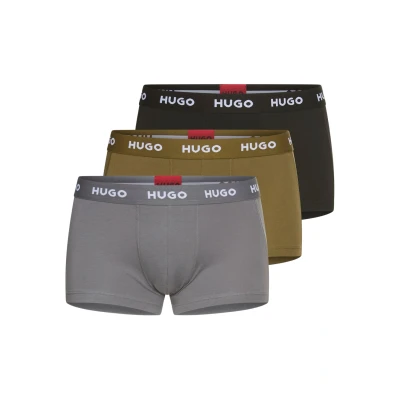 Abbildung von HUGO Underwear Trunk &quot;TRUNK TRIPLET PACK&quot;, (Packung, 3 St.), mit Logoschriftzug auf dem Bund