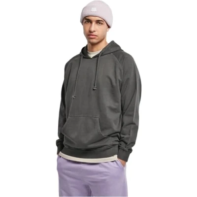 Abbildung von Urban Classics Overdyed Hoody Kapuzenpullover, Herren, Größe: Medium, Blackbird