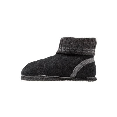 Abbildung von Beck Warmfutter OETZ Hausschuh für Kinder, Größe: 39, Schwarz Schuhe