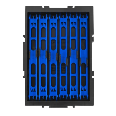 Abbildung von Preston Interlok Winder Tray Blauw 18cm (Inc. 6 winders) Friedfisch Vorfächer