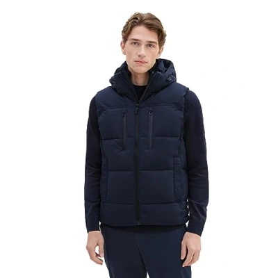 Abbildung von TOM Tailor Abnehmbarer Kapuze Weste, Herren, Größe: XXL, Sky captain blue