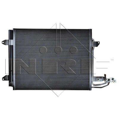 Abbildung von NRF EASY FIT 35521 Klimakondensator mit Trockner, Dichtring 15,4 13,7 Aluminium 535 VOLKSWAGEN: Caddy 3 Kombi, Touran I