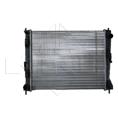 Abbildung von NRF 58188 Kühler, Motorkühlung Aluminium 495 396 23 Kühlrippen mechanisch gefügt RENAULT: Clio 3, Modus / Grand Modus, III Grandtour