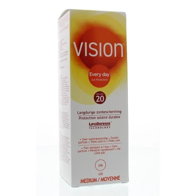 Abbildung von Vision Every Day Sun Protection SPF 20, Sonnenschutz, für langanhaltenden hochwasserbeständig, Lichtschutzfaktor 200 ml