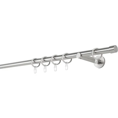 Abbildung von mydeco Gardinenstange &quot;20mm Cap Wandträger 12 cm&quot;, 1 läufig läufig, Fixmaß
