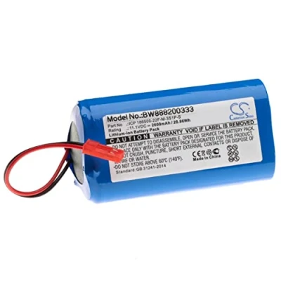 Abbildung von vhbw Akku kompatibel mit iLife V3s, V5, V5s, V3 Home Cleaner Heimroboter (2600mAh, 11,1V, Li Ion)