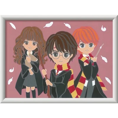 Abbildung von Ravensburger CreArt 29398 Zauberhafte Freundschaft Malen nach Zahlen Harry Potter für Kinder ab 7 Jahre, Ostergeschenke Kleines Geschenk zu Ostern