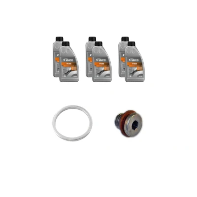 Abbildung von VAICO V10 4991 SP Teilesatz, Ölwechsel Automatikgetriebe mit Dichtungen ohne Filter, Ölmenge für Standardölwechsel, Dichtring