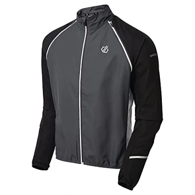 Abbildung von Dare 2b Oxidate wasserdichte Herren Radjacke. schwarz