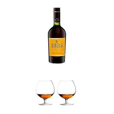 Abbildung von 1866 Brandy Gran Reserva 0,7 Liter + Cognacglas/Schwenker Stölzle 1 Stück 103/18