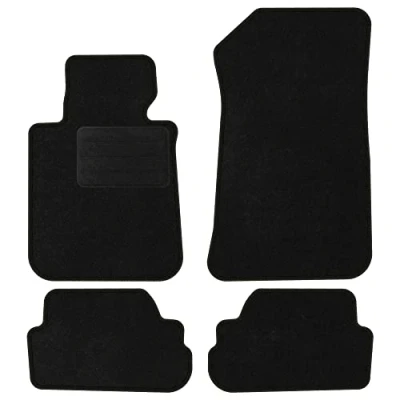 Abbildung von Ideal angepasst Velourmatten Automatten CARMATS passend für BMW 1 E88 Cabrio 2007 2013