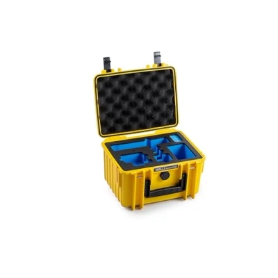 Abbildung von B&amp;W International Transportkoffer Outdoor für GoPro 9/10 / 11/12 13 2000 (PP.66) gelb wasserdicht nach IP67 Zertifizierung, staubdicht, bruchsicher und unverwüstlich