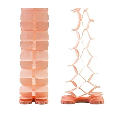Abbildung von Creativery Papier Girlande 6 Meter (apricot 714) // Papiergirlande Hängedeko Raumdeko Party Geburtstag Raumdekoration Deko