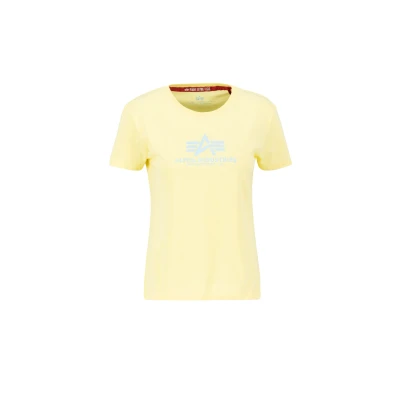 Abbildung von Alpha Industries NEW Tshirt print, Damen, Größe: Large, Pastel yellow