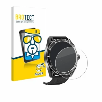 Abbildung von BROTECT Panzer Schutz Glas für Yuede Smartwatch 1.43&quot; (rund) 9H Echtglas, Displayschutz