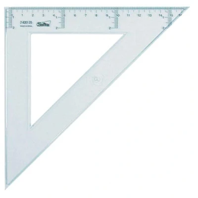 Abbildung von Safta Tischlerwinkel aus Glas, 25 cm (4201925)