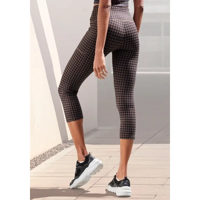 Abbildung von LASCANA Caprileggings /Sporthose/Sportleggings im Allover Druck