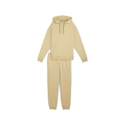 Abbildung von Puma Loungewear Fleece Jogginganzug Damen Mit Print Pebble Path Größe: XXL