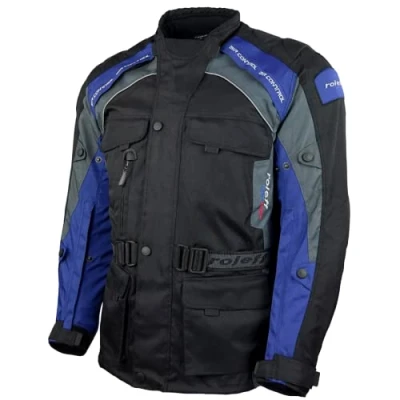 Abbildung von roleff Motorradjacke &quot;Liverpool RO&quot;, Unisex, Mit Sicherheitsstreifen, 4 Taschen