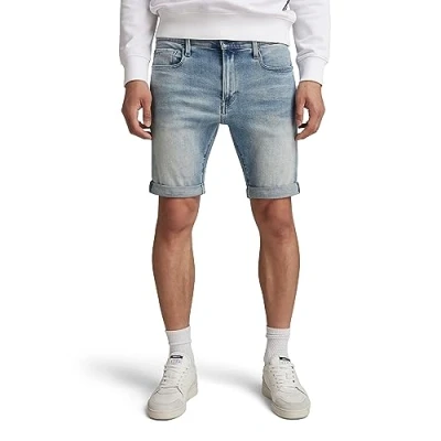 Abbildung von G Star SLIM Short Jeans Shorts, Herren, Größe: 36, Heavy elto pure superstretch indigo aged