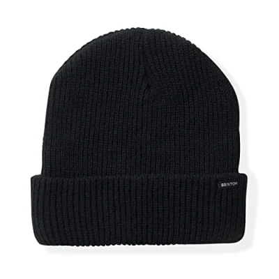 Abbildung von Brixton Unisex Becket Beanie Hat, Black, One Size