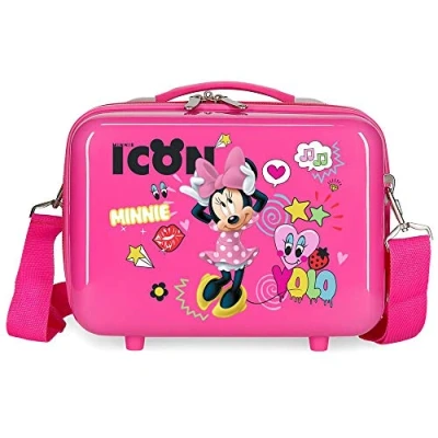 Abbildung von Disney Enjoy Minnie Icon Anpassungsfähiger Schönheitsfall Rosa 29x21x15 cms ABS