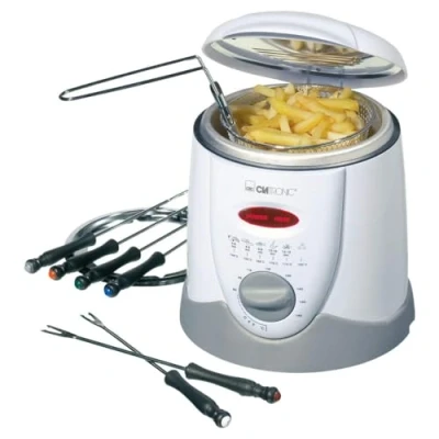 Abbildung von Clatronic Fondue FFR 2916 Fritteuse 840 W mit manueller Temperatureins, 1.00 l