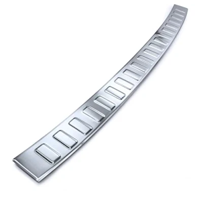Abbildung von tuning art L420 Edelstahl Ladekantenschutz passend für Audi A4 B9 Avant 2019 , Farbe:Silber